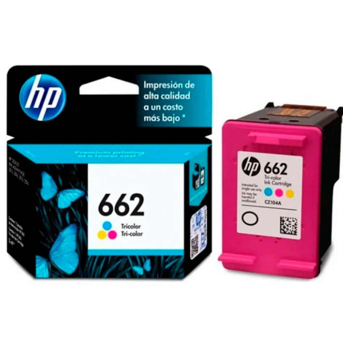 HP - Kit de Tintas HP 662 Original - TRICOLOR