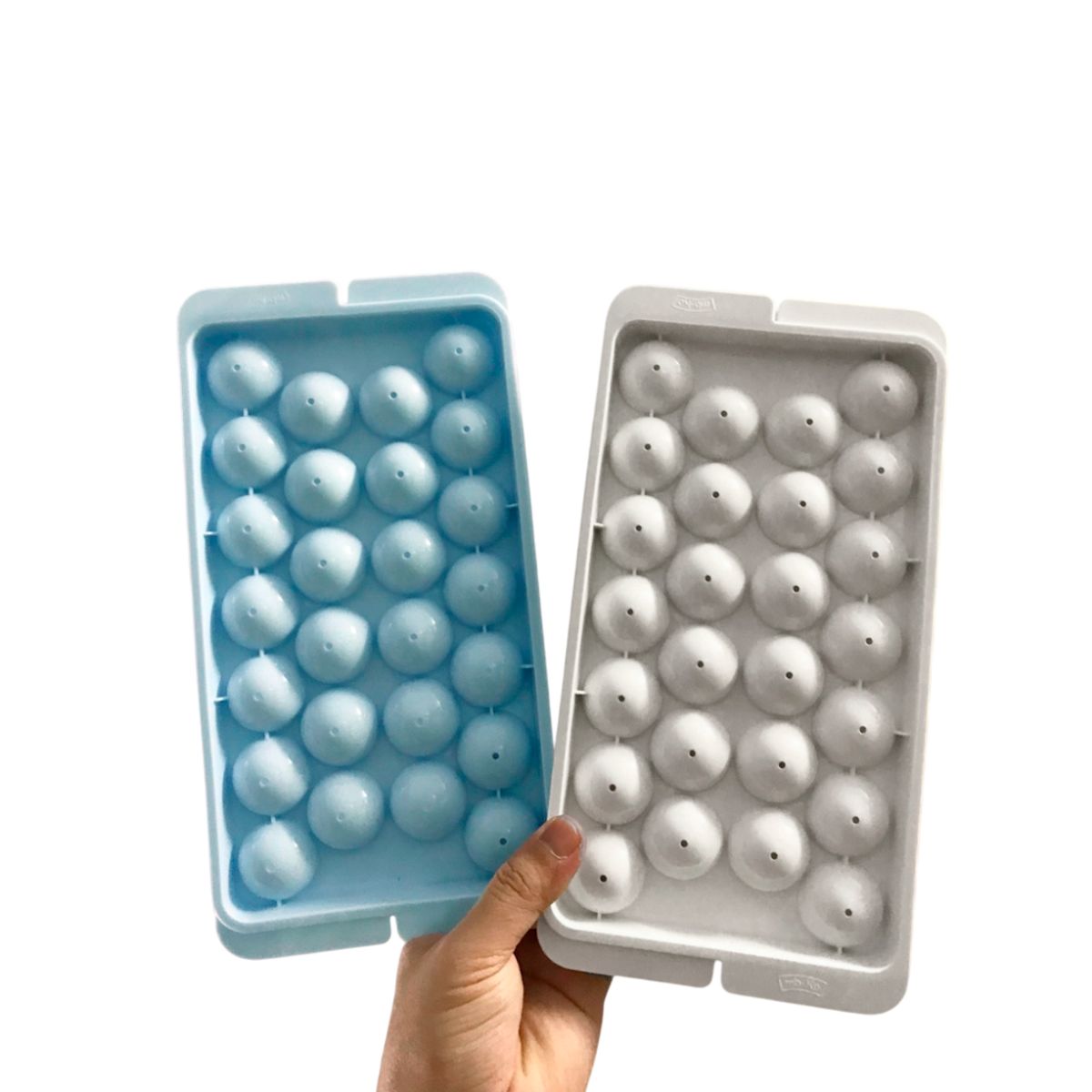 HYGGE - Juego de 2 Bandejas Plástica para Esferas de Hielo 52 unidades