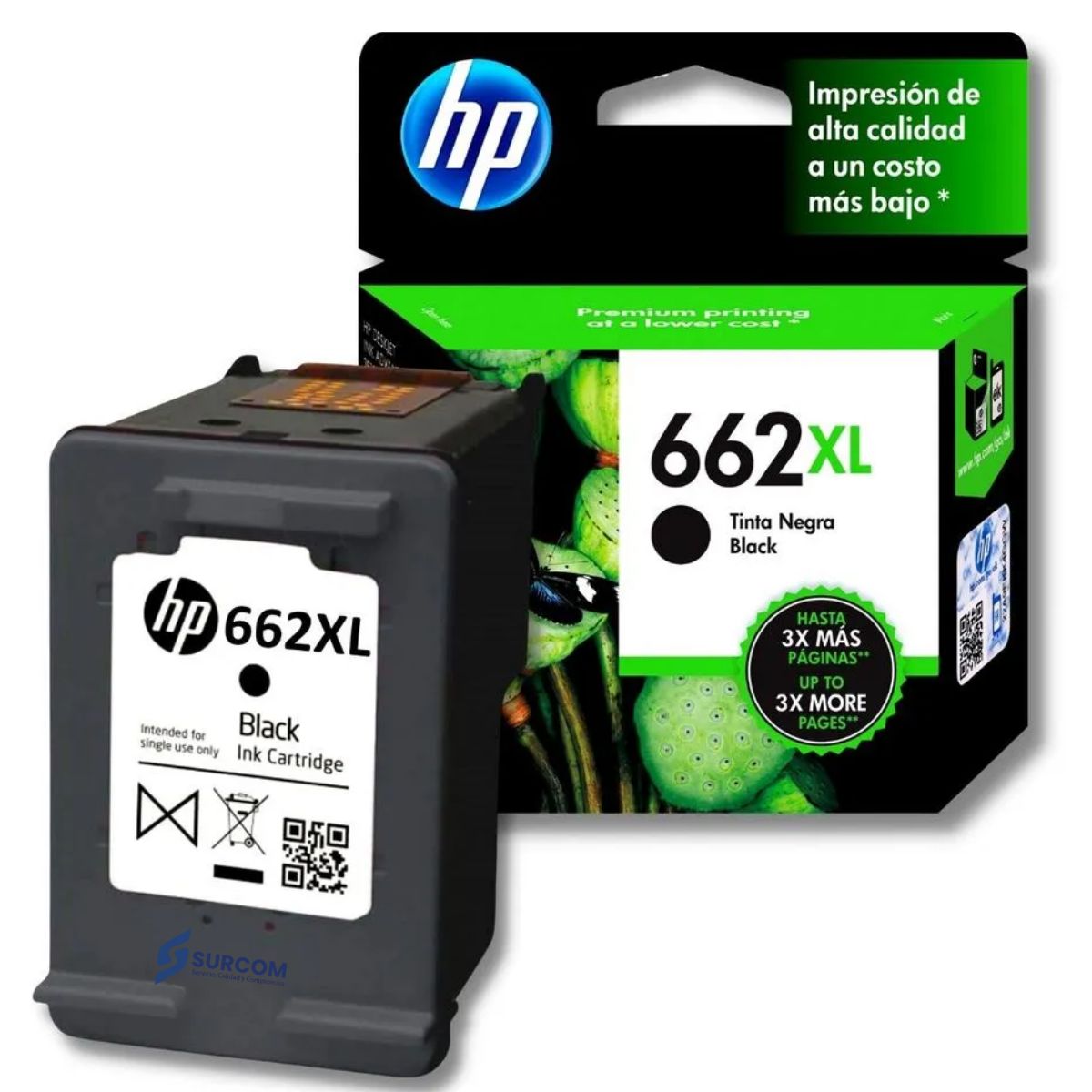 HP - Kit de Tintas HP 662XL Original - Negro