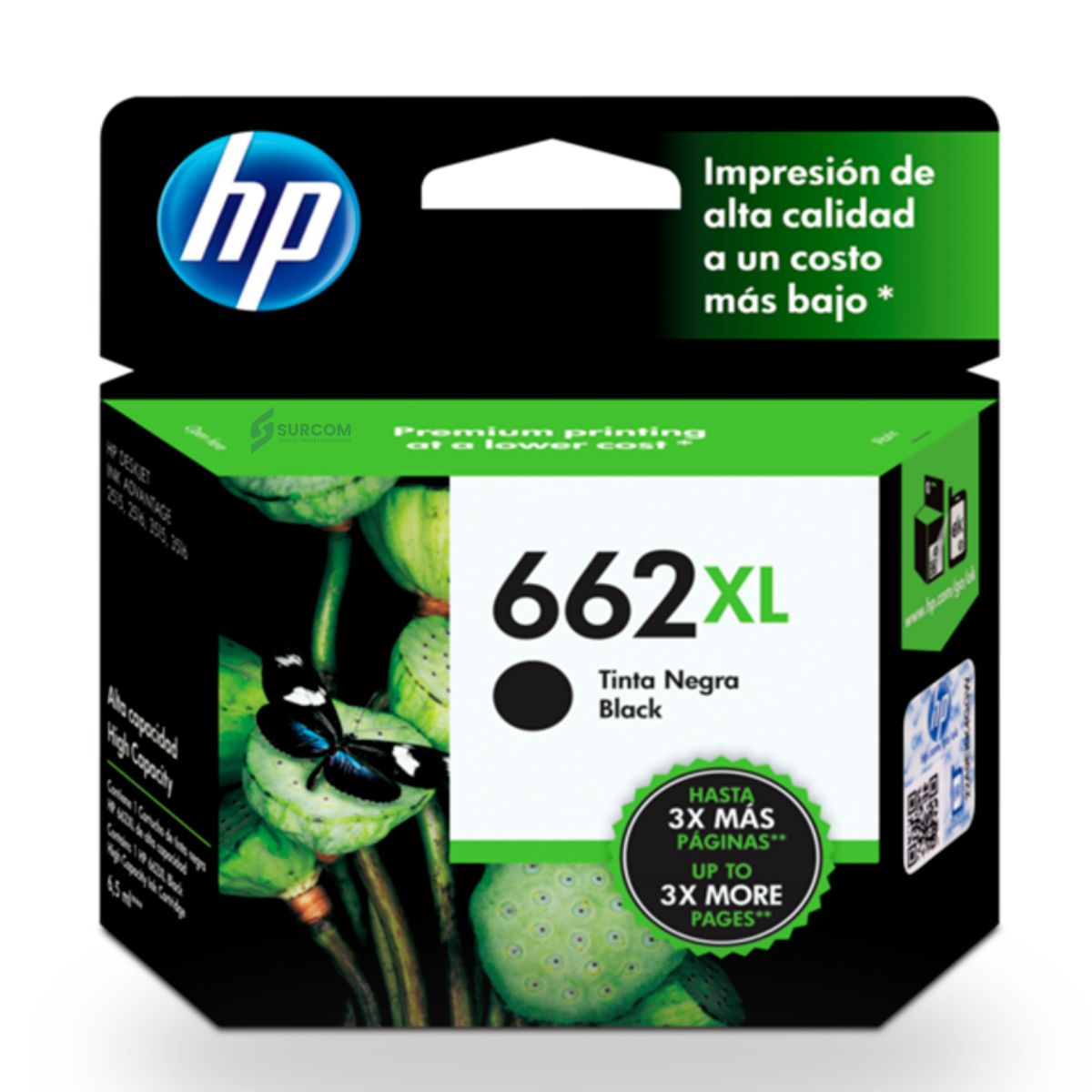 HP - Kit de Tintas HP 662XL Original - Negro