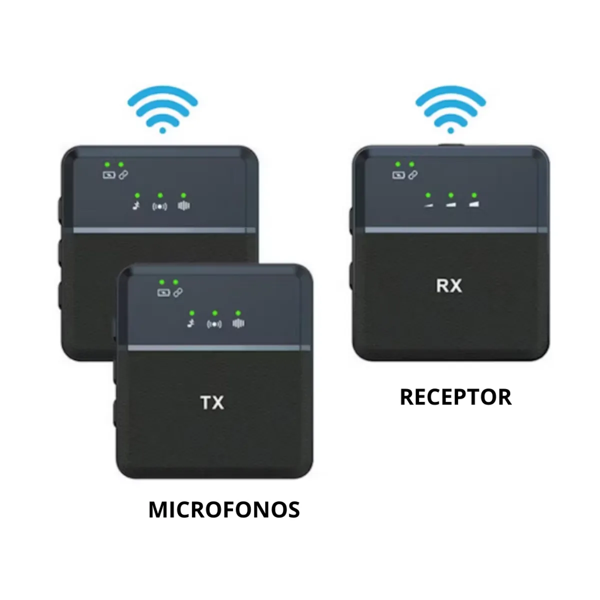 SEISA - Micrófono Solapero Inalámbrico Pechero De Cuello Parlante SX9 Tipo C