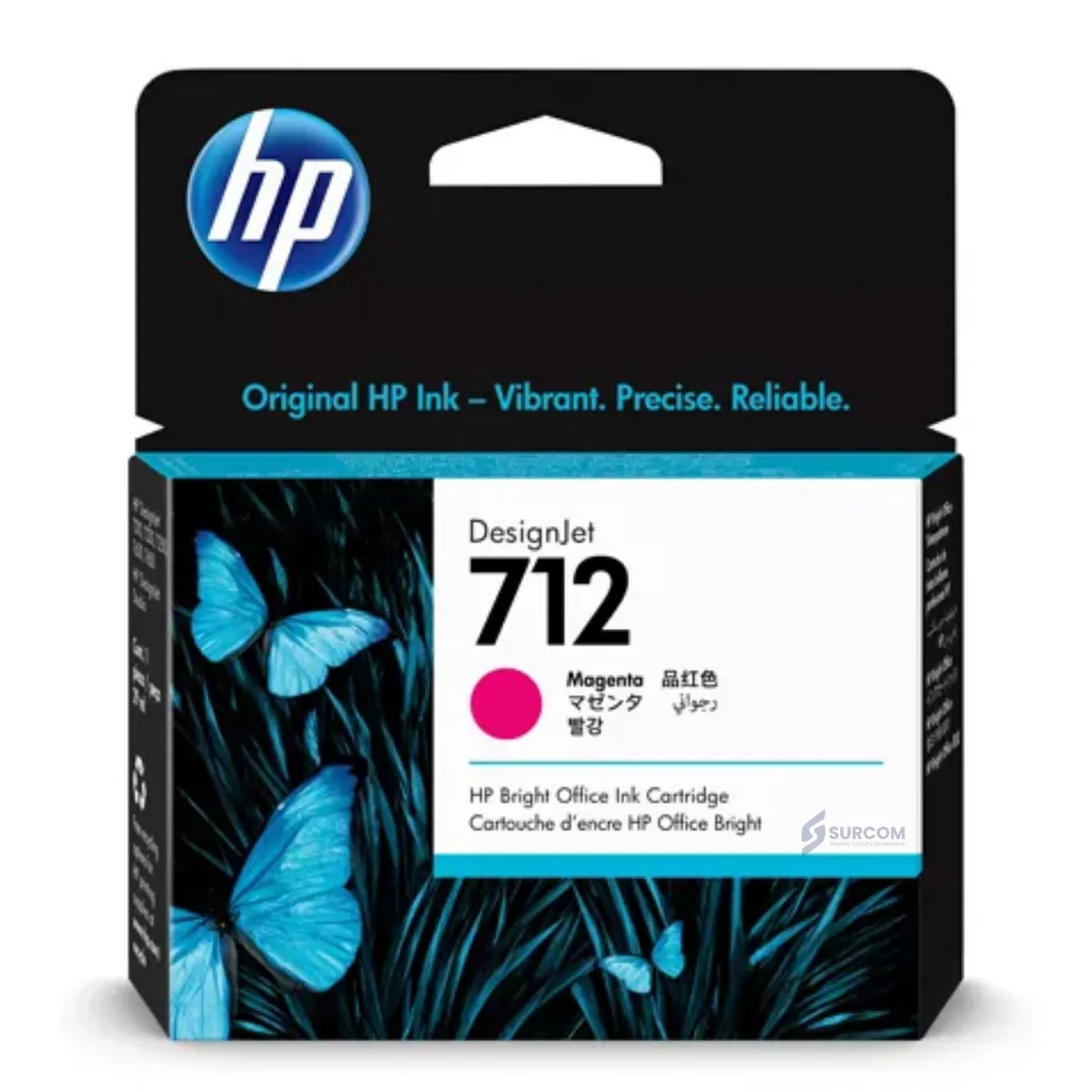 HP - Cartucho de Tinta HP 712 MAGENTA Original