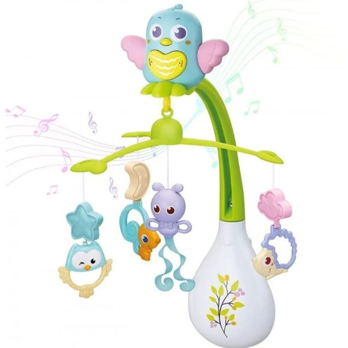 GENERICO - Movil Cuna Musical Rotación 360 grados Para Bebés