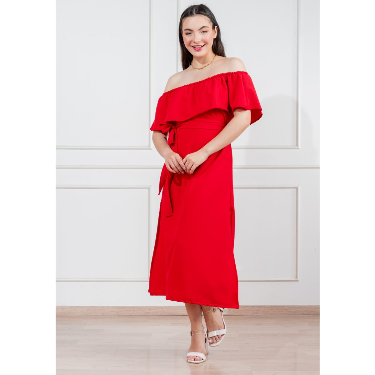 GENERICO - Vestido largo mujer casual