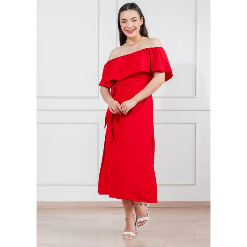 GENERICO - Vestido largo mujer casual