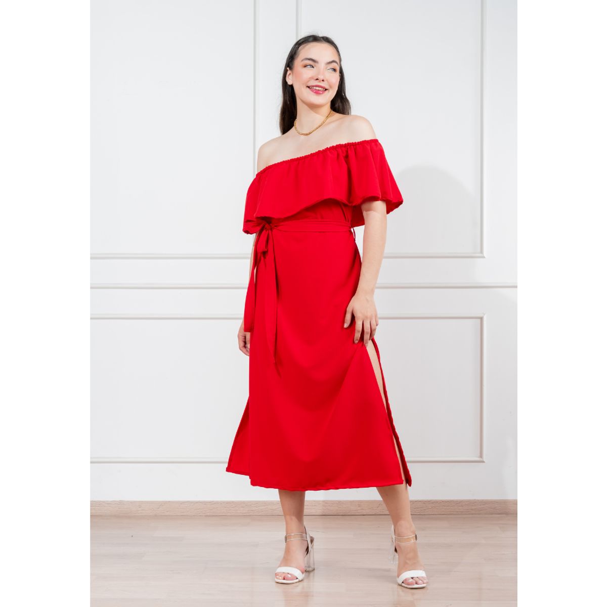 GENERICO - Vestido largo mujer casual