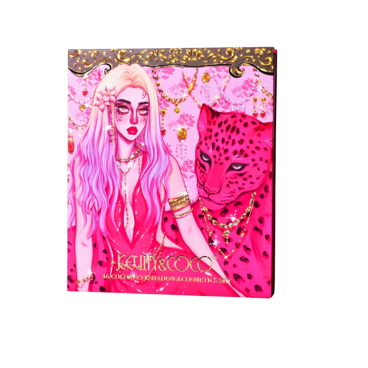 GENERICO - Paleta de maquillaje Beast & Beauty de 46 colores KEVIN&COCO