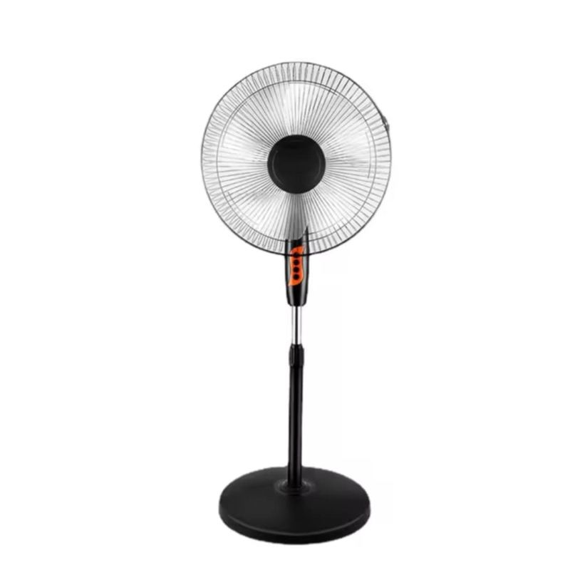 GENERICO - Ventilador Pedestal de 16 Pulgadas Color Negro Potente C1748