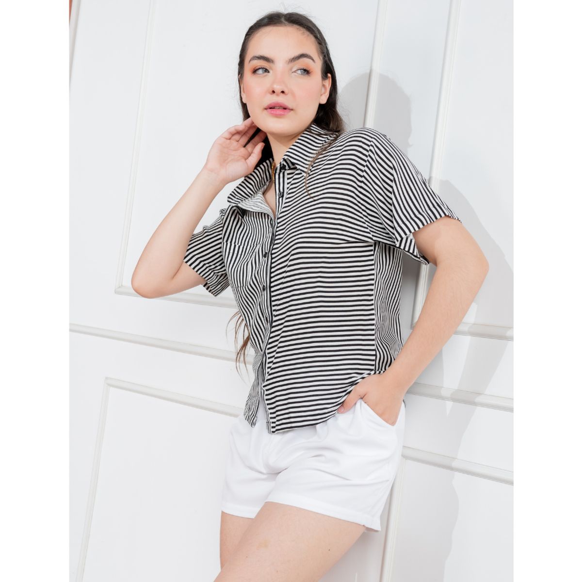 GENERICO - Blusa Casual Mujer manga corta