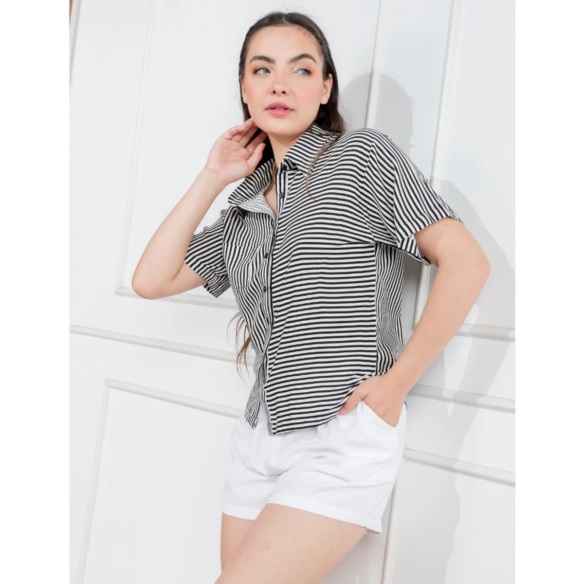 GENERICO - Blusa Casual Mujer manga corta