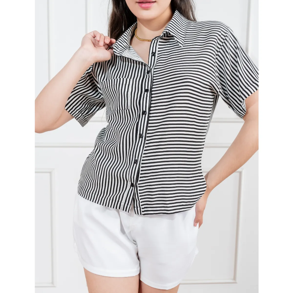 GENERICO - Blusa Casual Mujer manga corta