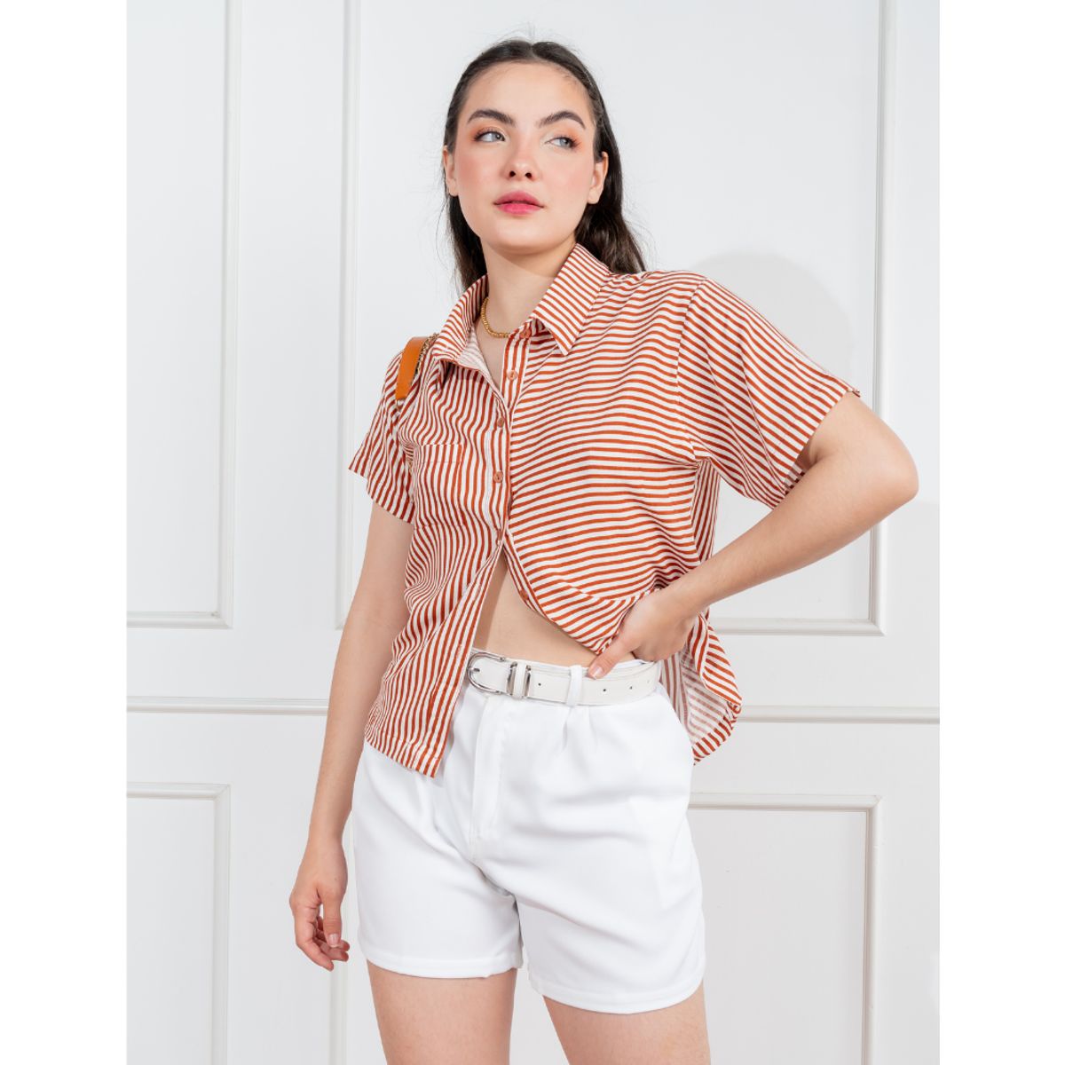 GENERICO - Blusa Casual Mujer manga corta