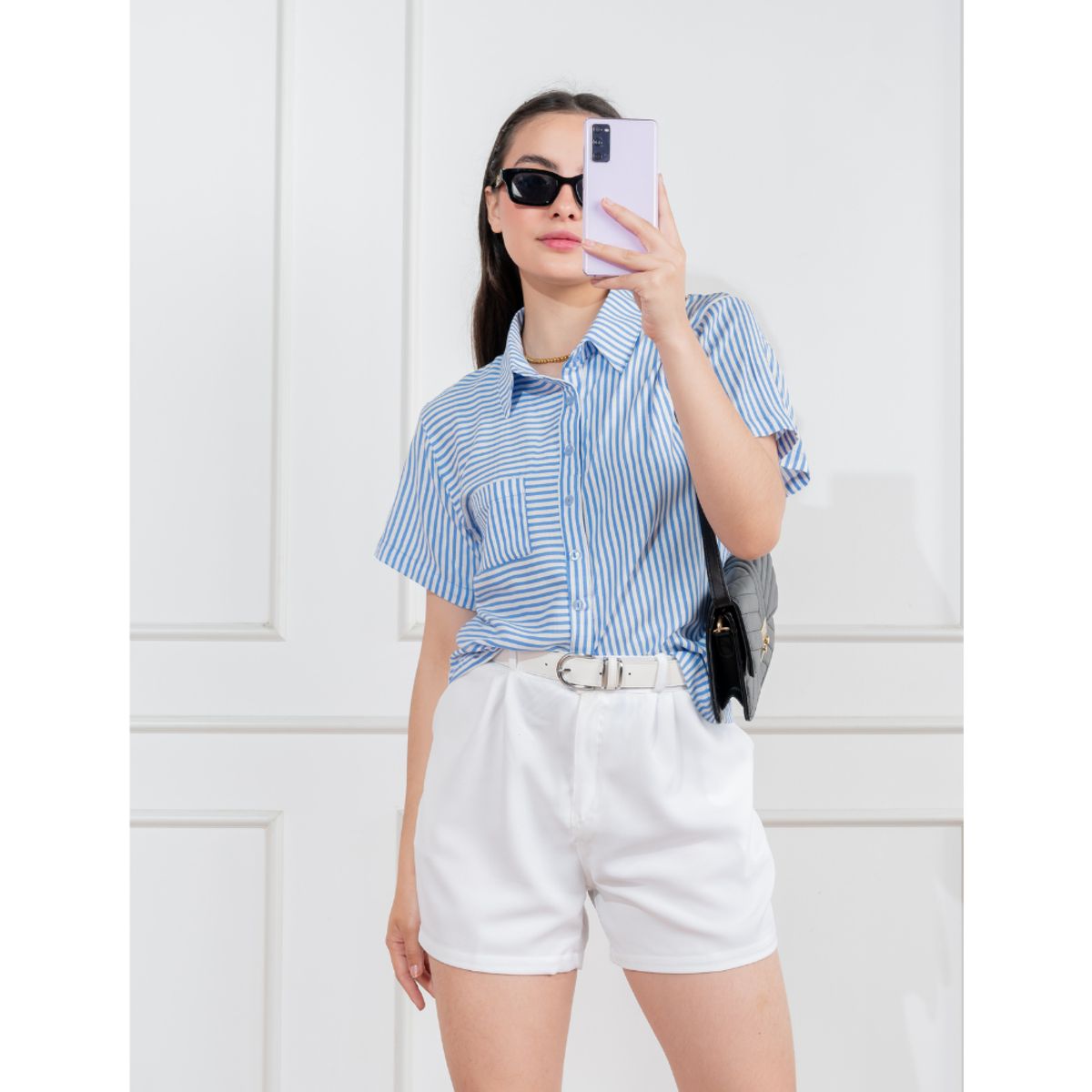 GENERICO - Blusa Casual Mujer manga corta