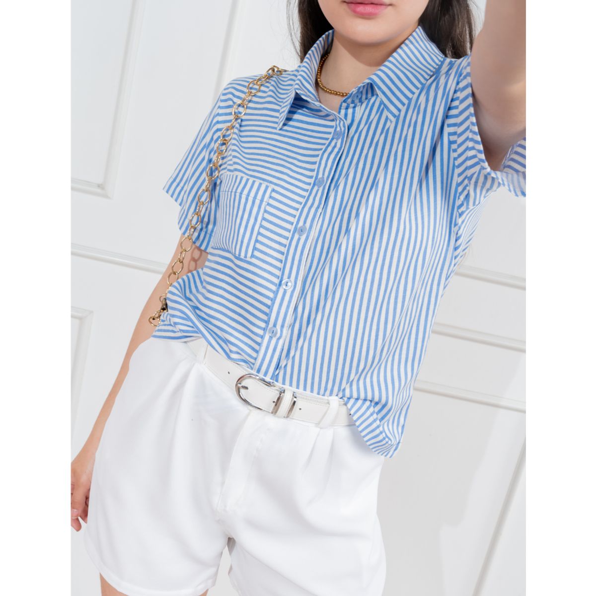 GENERICO - Blusa Casual Mujer manga corta