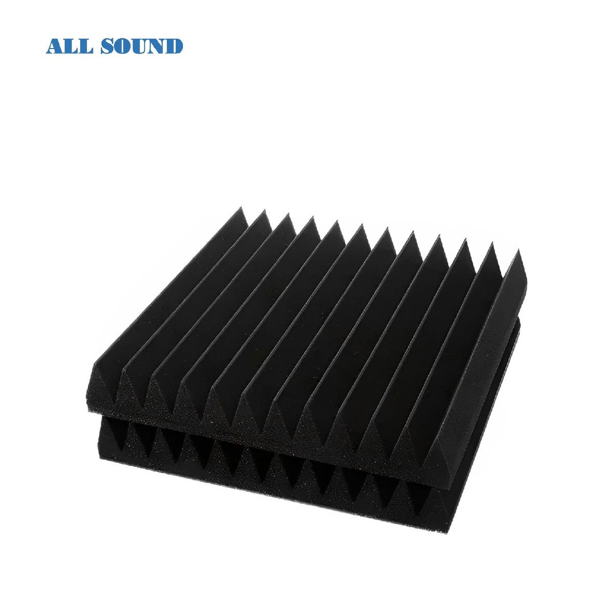 ALL SOUND - ESPUMA ACUSTICA 50x50x6cm CON AUTOADHESIVO MODELO SIERRA