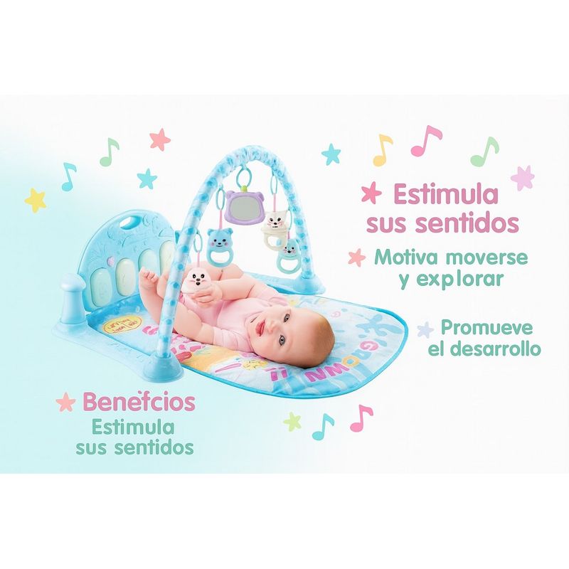 GENERICO - Gimnasio Piano Grande Musical y Luces Celeste