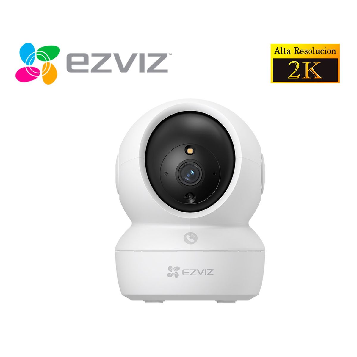 EZVIZ - Ezviz Cámara Seguridad Wifi H6C PRO 3MP Gira 360 con Boton Llamada