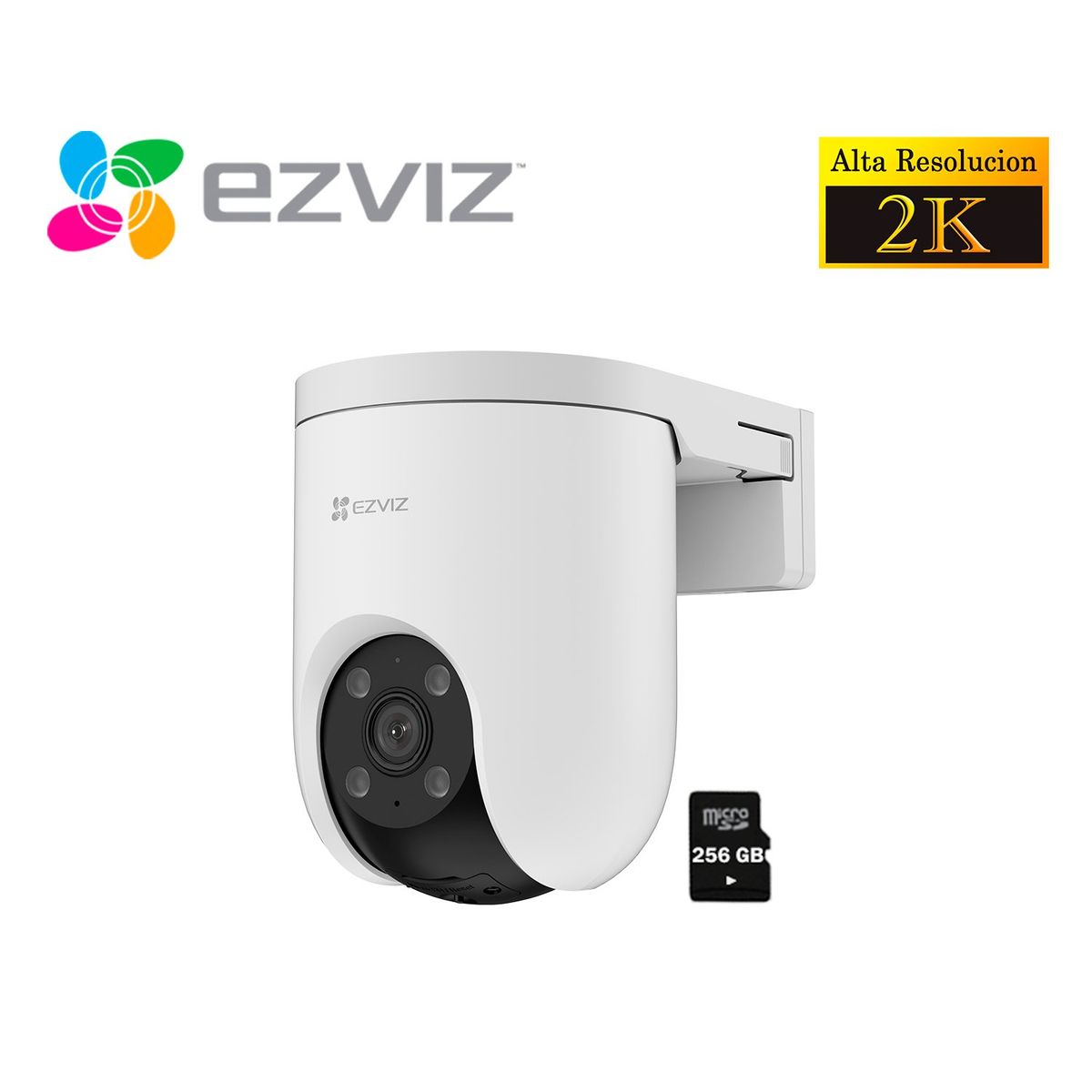 Cámara Seguridad Ezviz H8C 2K POE 3MP Gira 360 Wifi Micro SD 256GB, marca Ezviz - Foto Principal