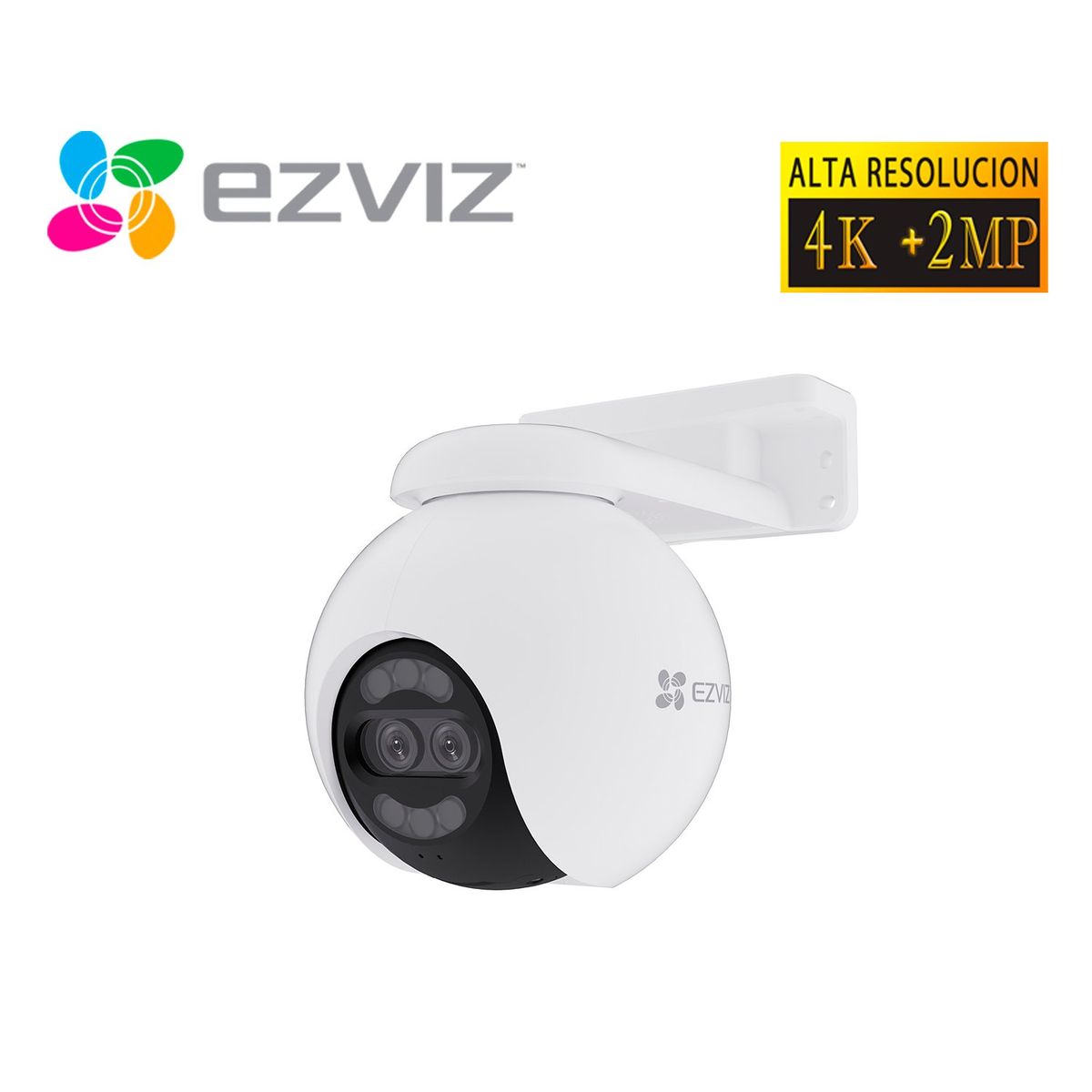 EZVIZ - Ezviz Cámara Seguridad Wifi H80X Dual 4K + 2MP Lente Smart Exterior