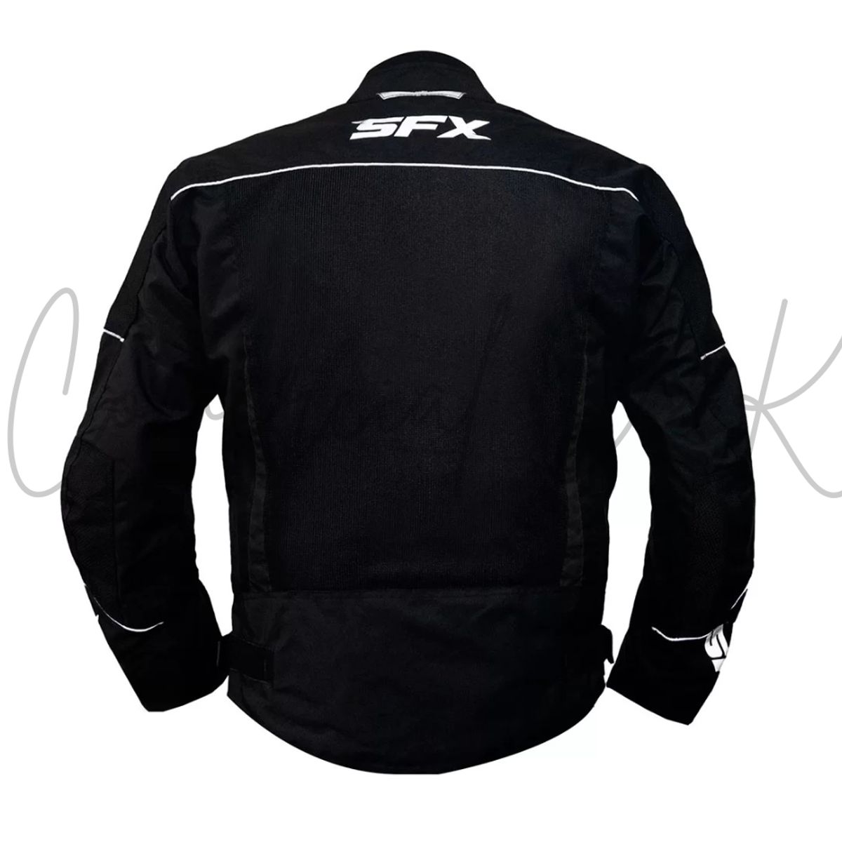 GENERICO - CASACA SFX MOTOCICLISTA FULL PROTECCIÓN IMPERMEABLE TALLA L