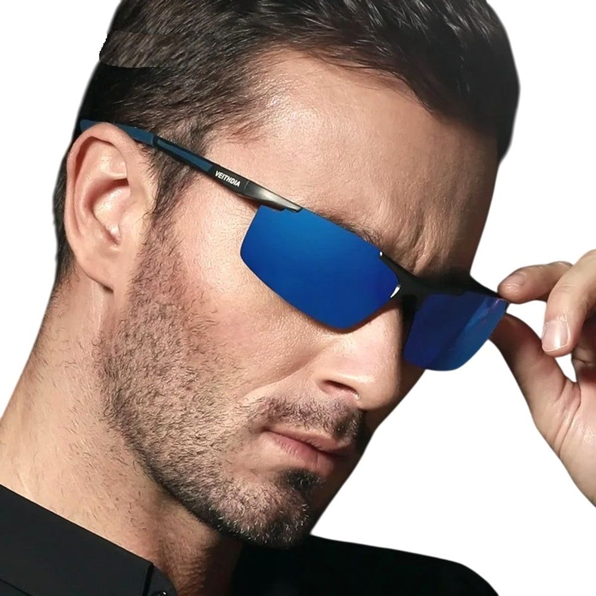VEITHDIA - Gafas Veithdia Azul Polarizado UV400 Hombre Navidad Genieka