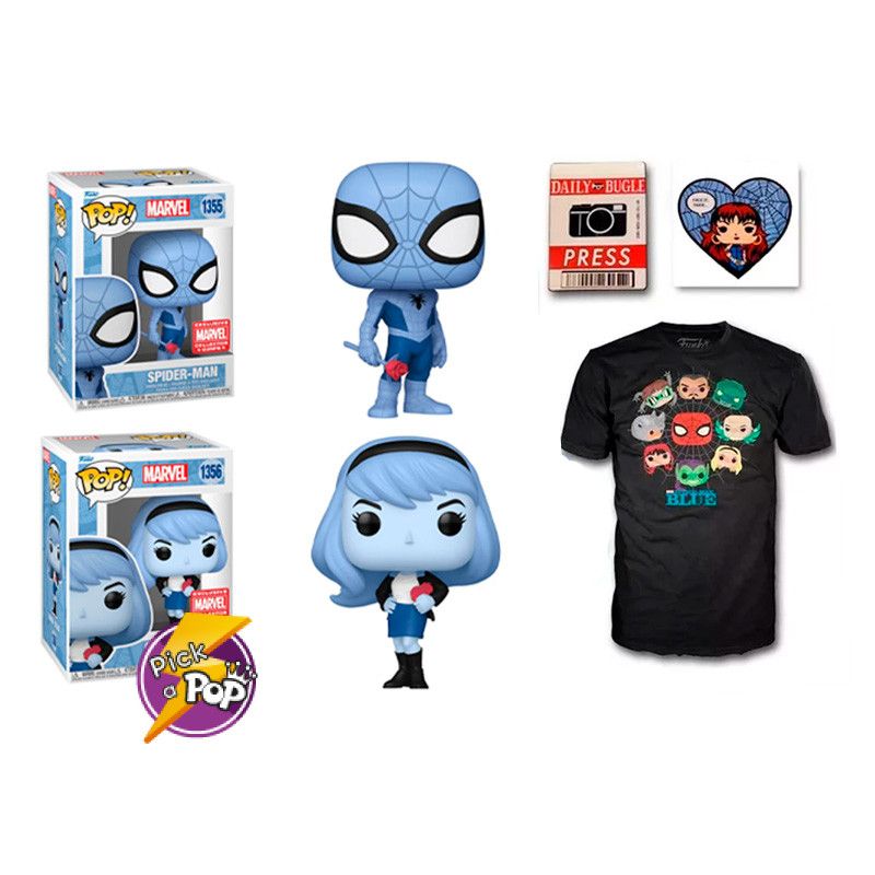 FUNKO - SPIDER MAN BLUE FUNKO POP SET POLO SMALL
