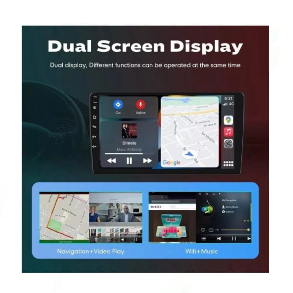GENERICO - Autoradio Android Pantalla Honda Jazz 2004-2007 Carplay