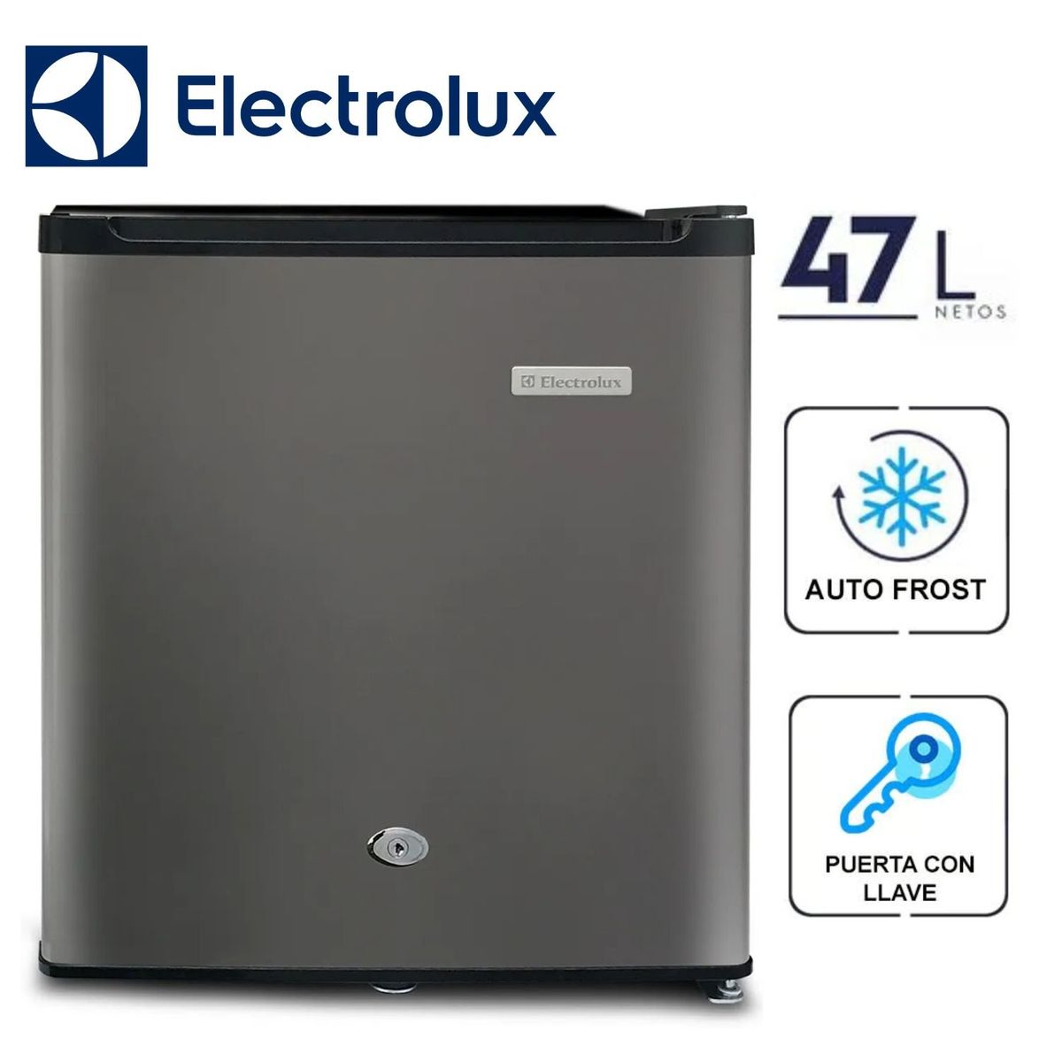 ELECTROLUX - Mini refrigerador Electrolux ERD50G2HPI capacidad neta de 47 litros
