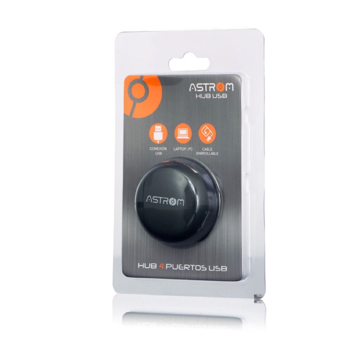 ASTROM - HUB USB 2.0 AT1003 4PUERTOS ASTROM