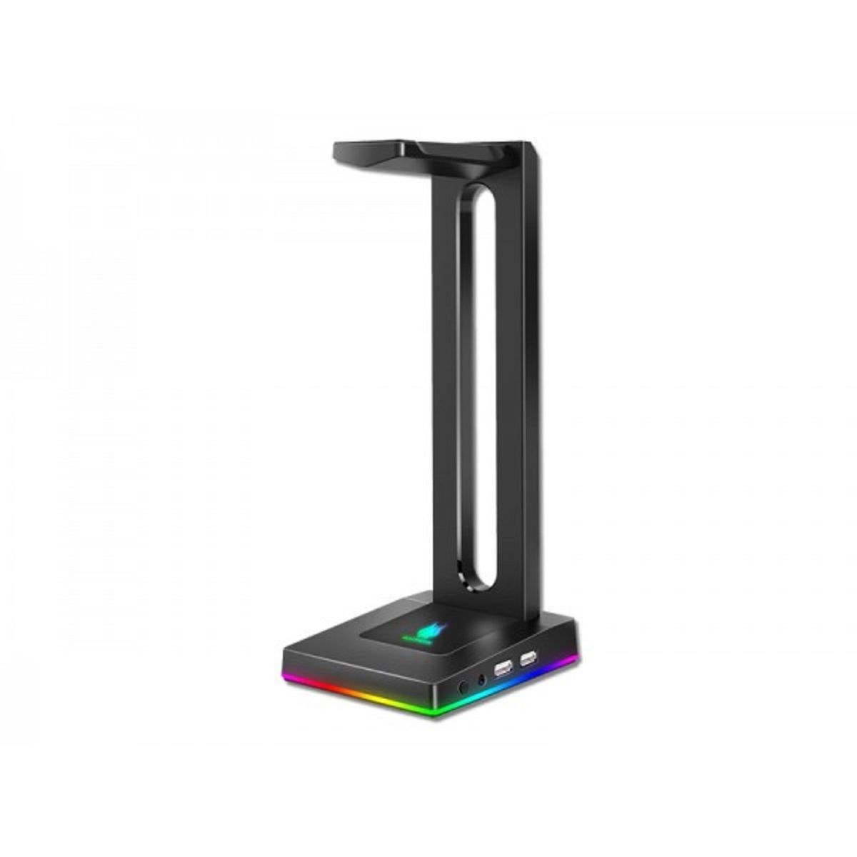 GENERICO - SOPORTE PARA AUDIFONO / STAND ANTRYX HS-71 RGB, 2 USB, JACK 3.5MM