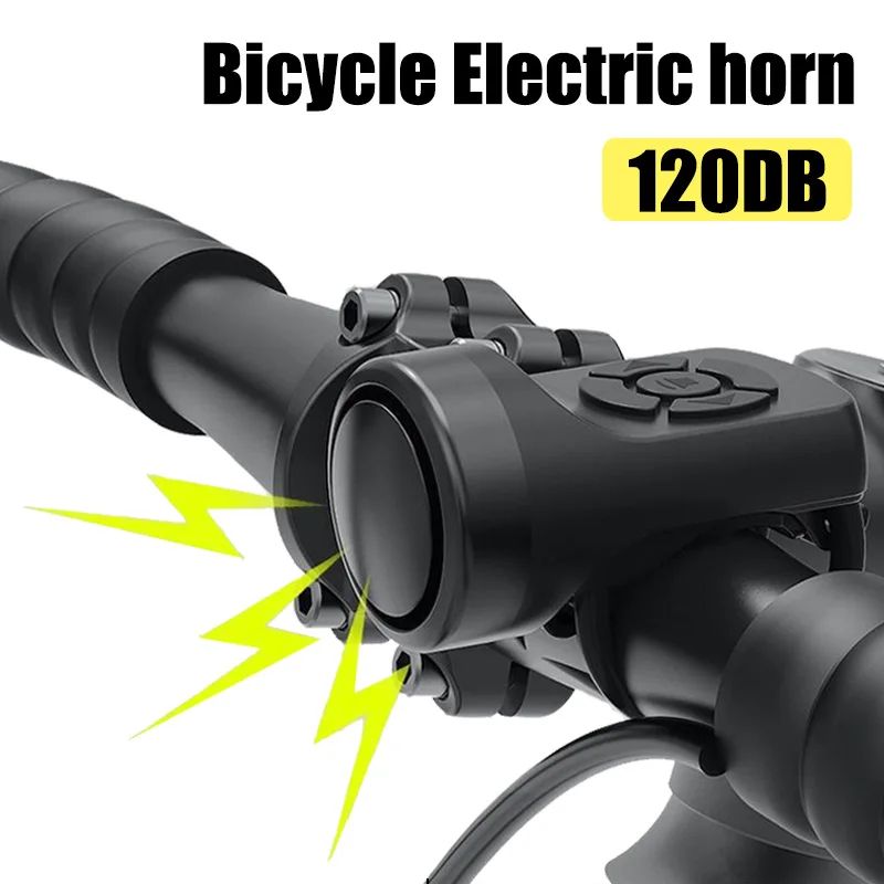 GENERICO - Bocina / alarma electronica recargable bicicleta - 120 dB