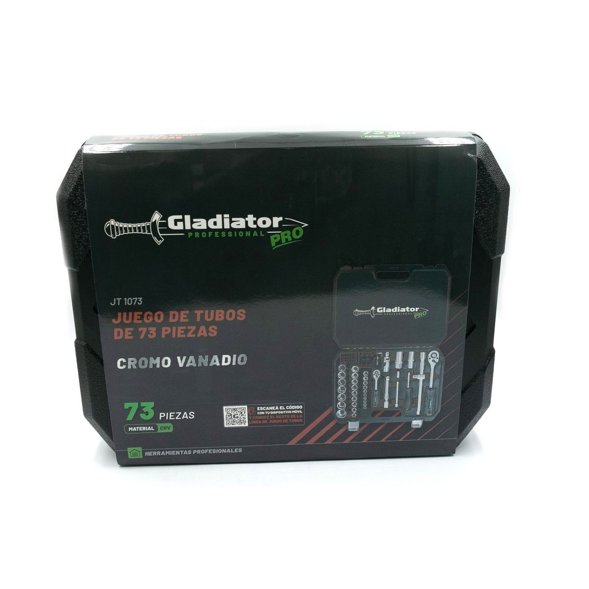 GLADIATOR - JUEGO DE TUBOS DE 73 PIEZAS CROMO VANADIO - GLADIATOR PRO JT 1073