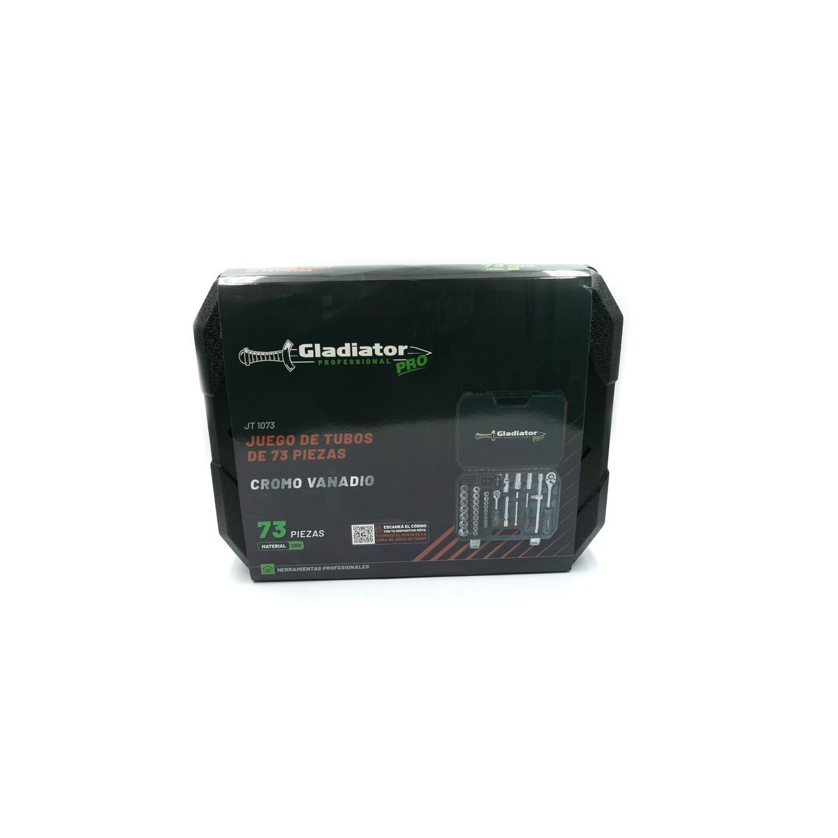 GLADIATOR - JUEGO DE TUBOS DE 73 PIEZAS CROMO VANADIO - GLADIATOR PRO JT 1073