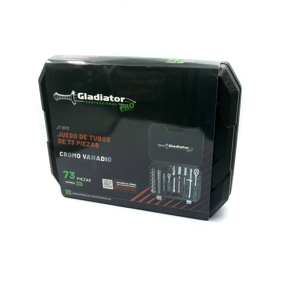 GLADIATOR - JUEGO DE TUBOS DE 73 PIEZAS CROMO VANADIO - GLADIATOR PRO JT 1073
