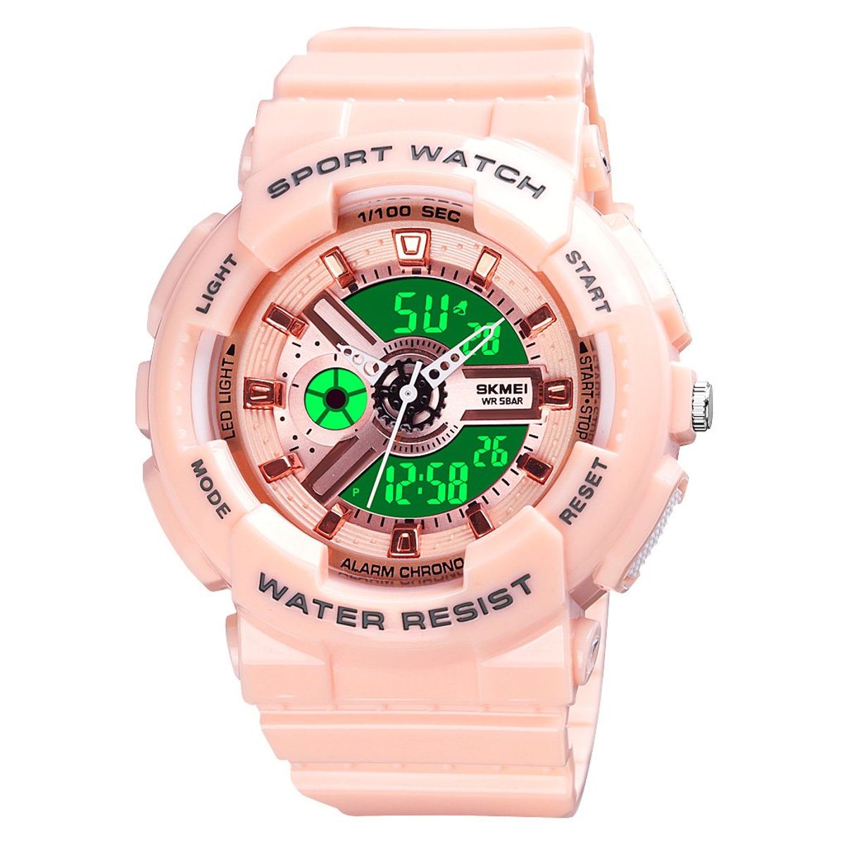 SKMEI - Reloj Skmei 1689 Rosado dama o niñas