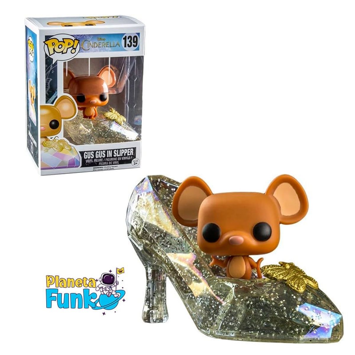 FUNKO - DISNEY CENICIENTA GUS GUS IN SLIPPER