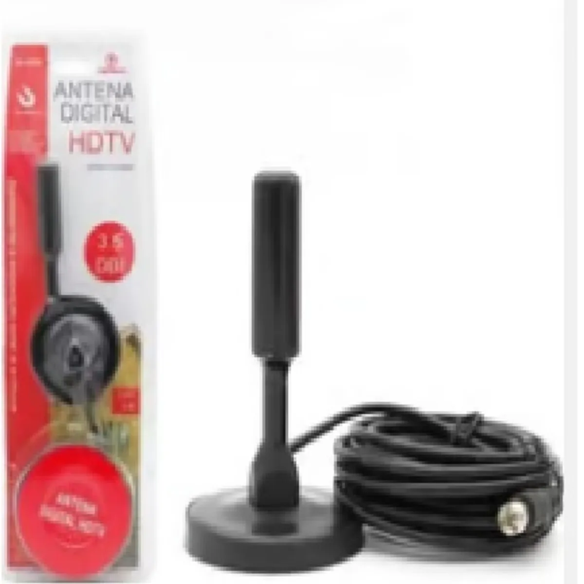 GENERICO - Antena TV HD para TV LCD SMART TV Con Señal Digital Decodificadores