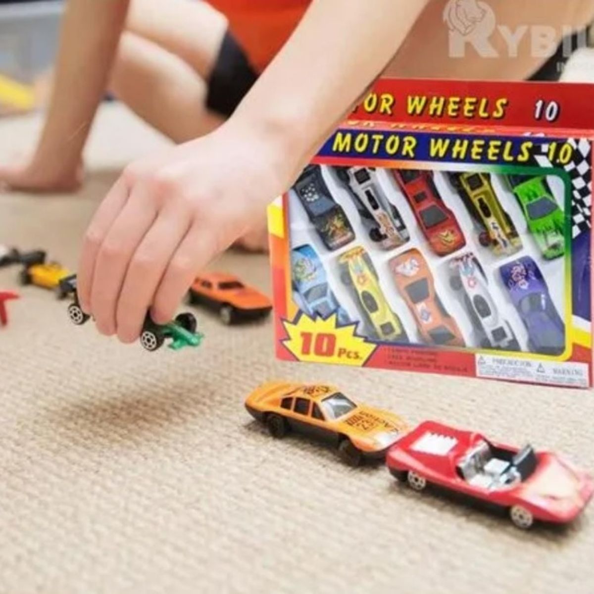 GENERICO - Conjunto de 10 autos para niños