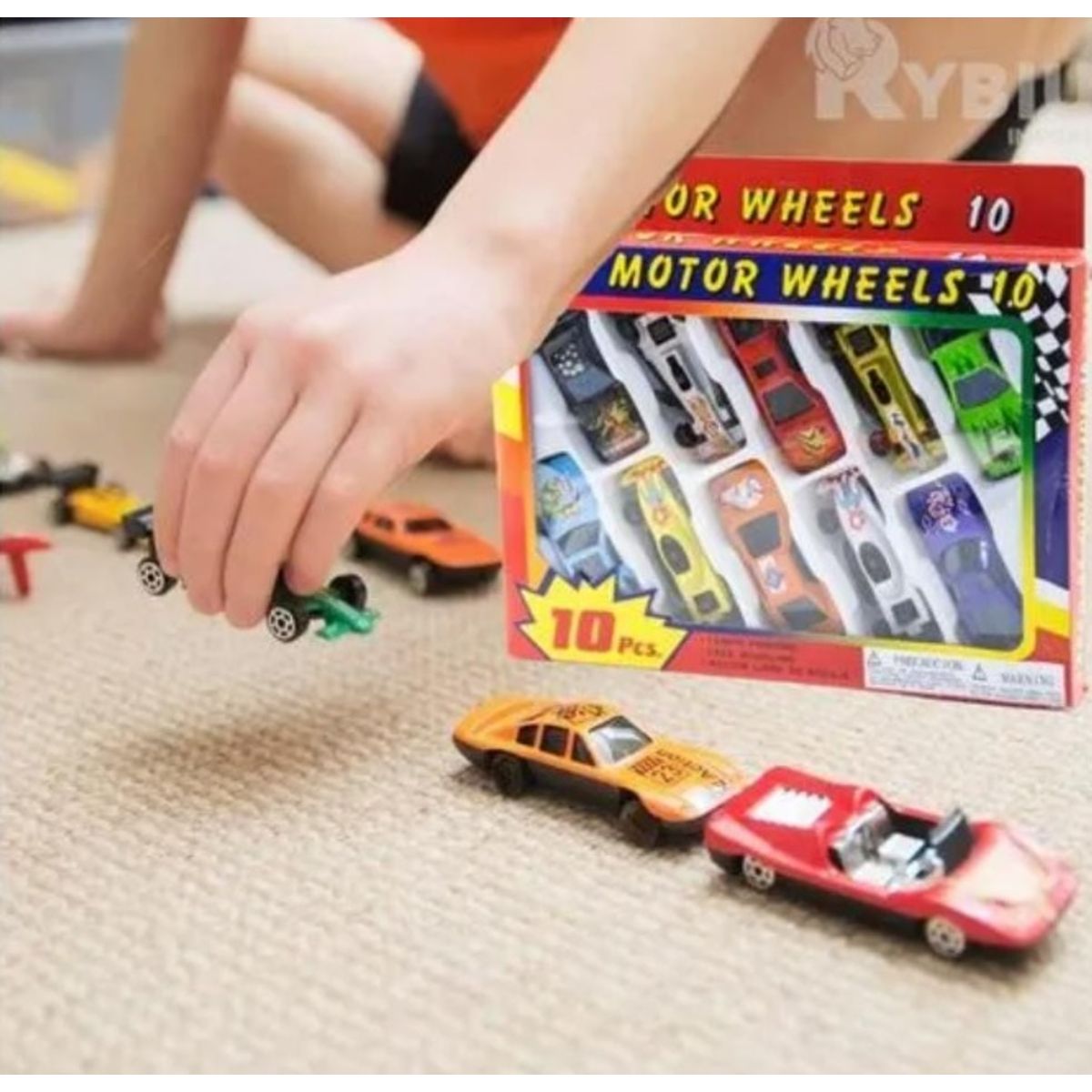 GENERICO - Conjunto de 10 autos para niños