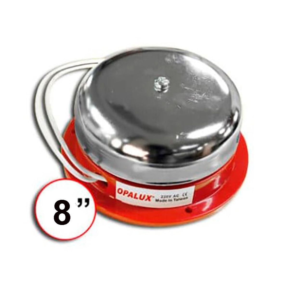 OPALUX - TIMBRE Campana Industrial 8 Pulgadas - 220VAC - OPALUX