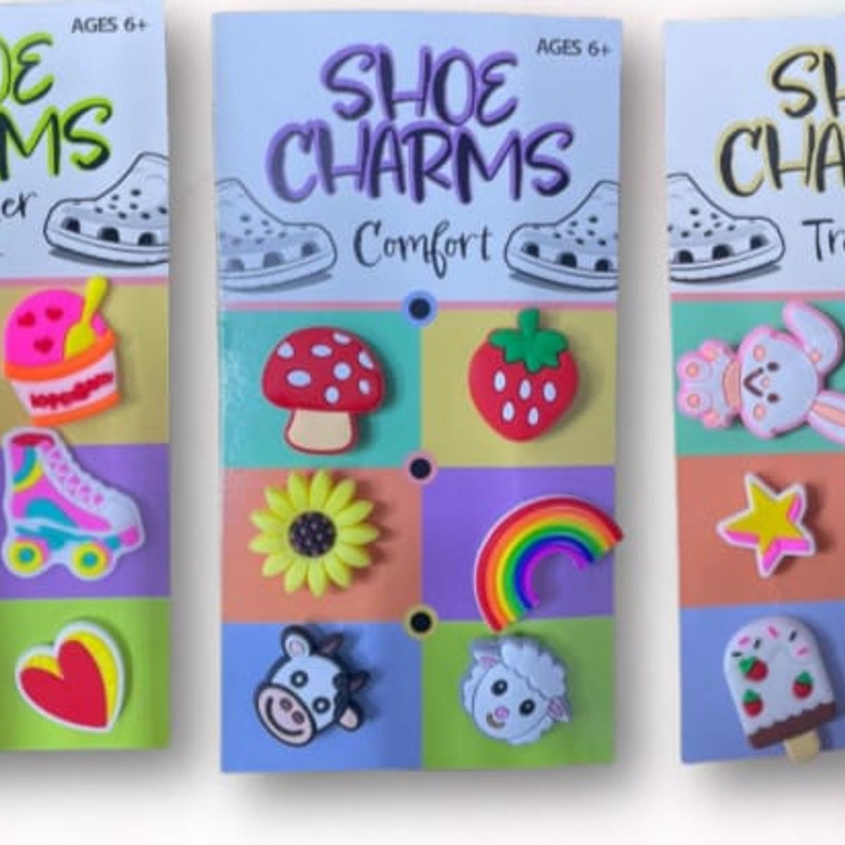 GENERICO - Pines para sandalias CROCS pack de 3 cartillsas