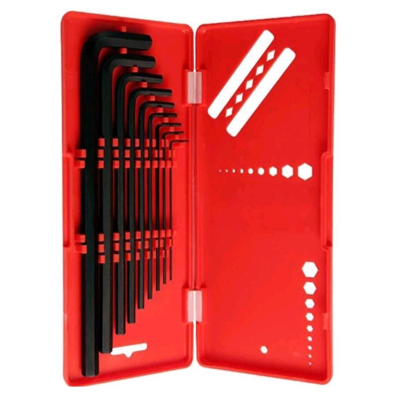GENERICO - LLAVE HEXAGONALES 9 PIEZAS WISEUP