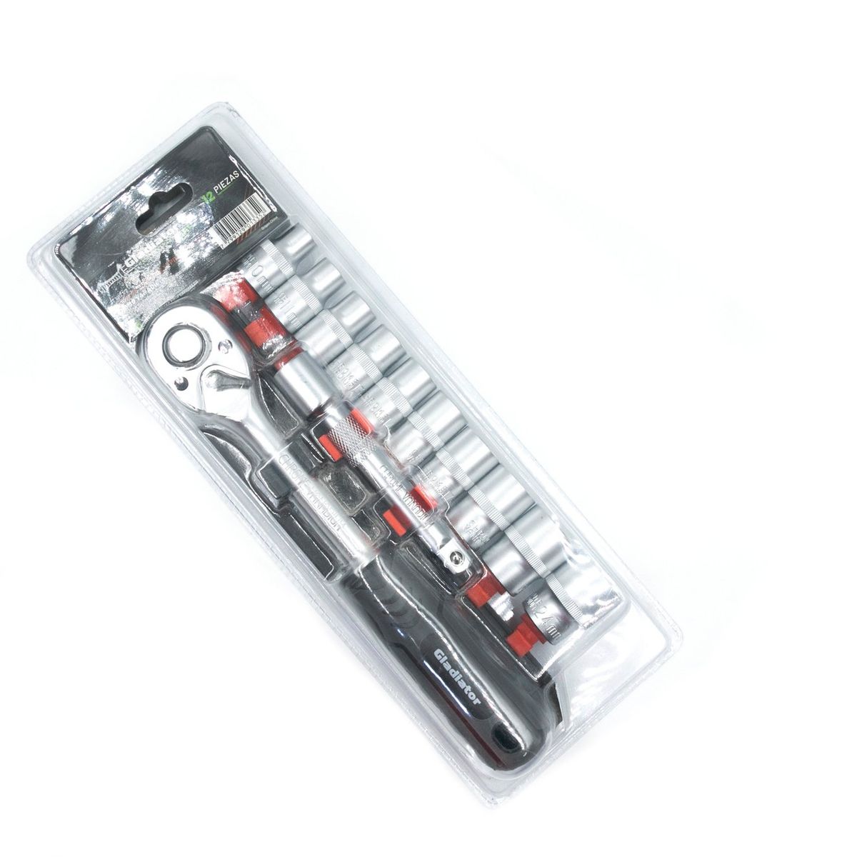 GLADIATOR - JUEGO DE TUBOS DE 12 PIEZAS DE 1/2" CROMO VANADIO - GLADIATOR PRO