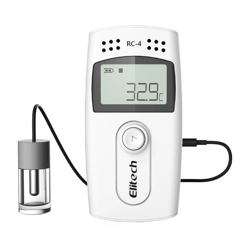 OEM - Data Logger con Sensor de Temperatura de Botella Glicol ELITECH RC-4G