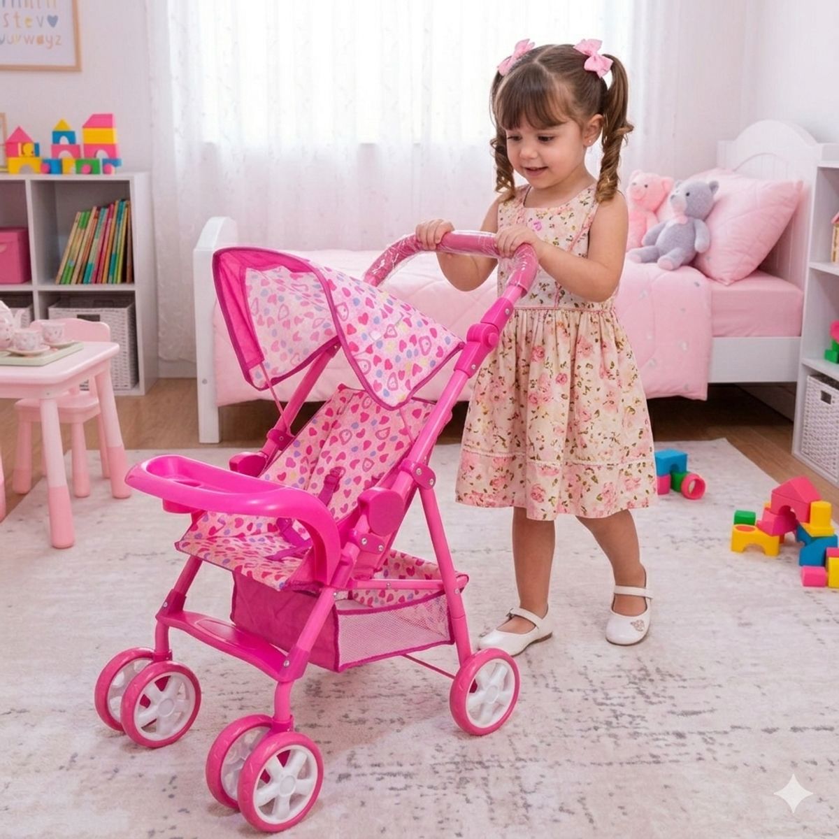 GENERICO - Coche de Muñeca Grande Mango Regulable