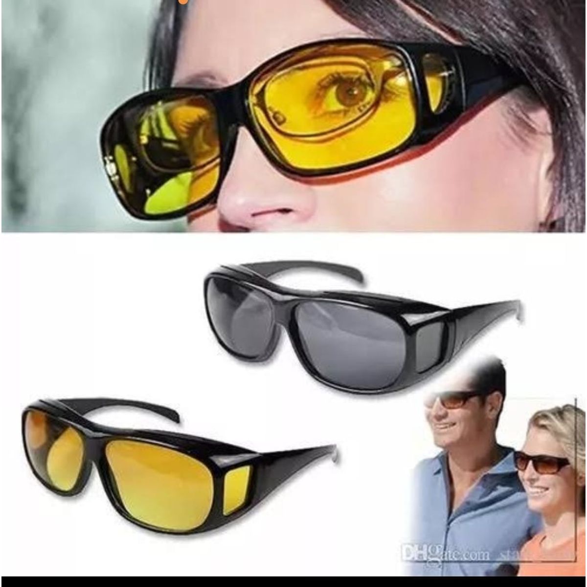 GENERICO - Pack de Lentes Visión HD Claridad Total de Día y Noche