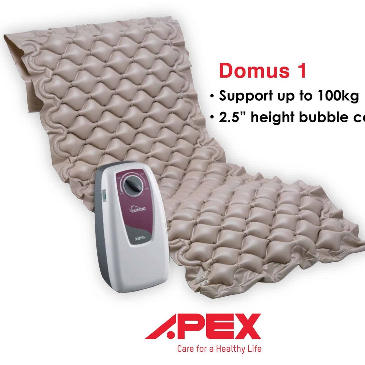 APEX - COLCHON ANTIESCARAS  MARCA APEX CON MOTOR MODELO DOMUS1