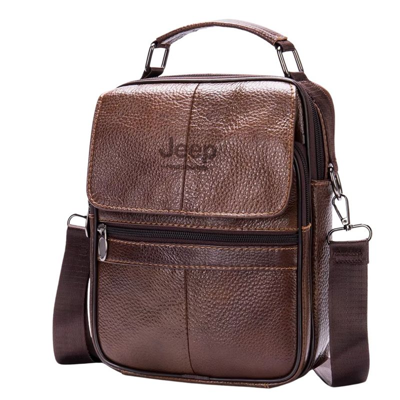 JEEP - Morral JEEP Kavis de cuero vacuno 6037