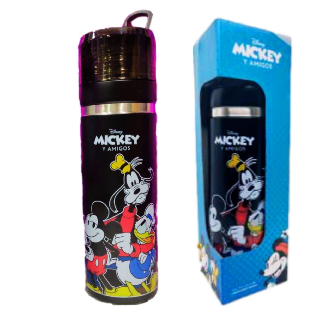 ROMAX - Termo Mickey Mouse 700 ML Premium Acero Inoxidable