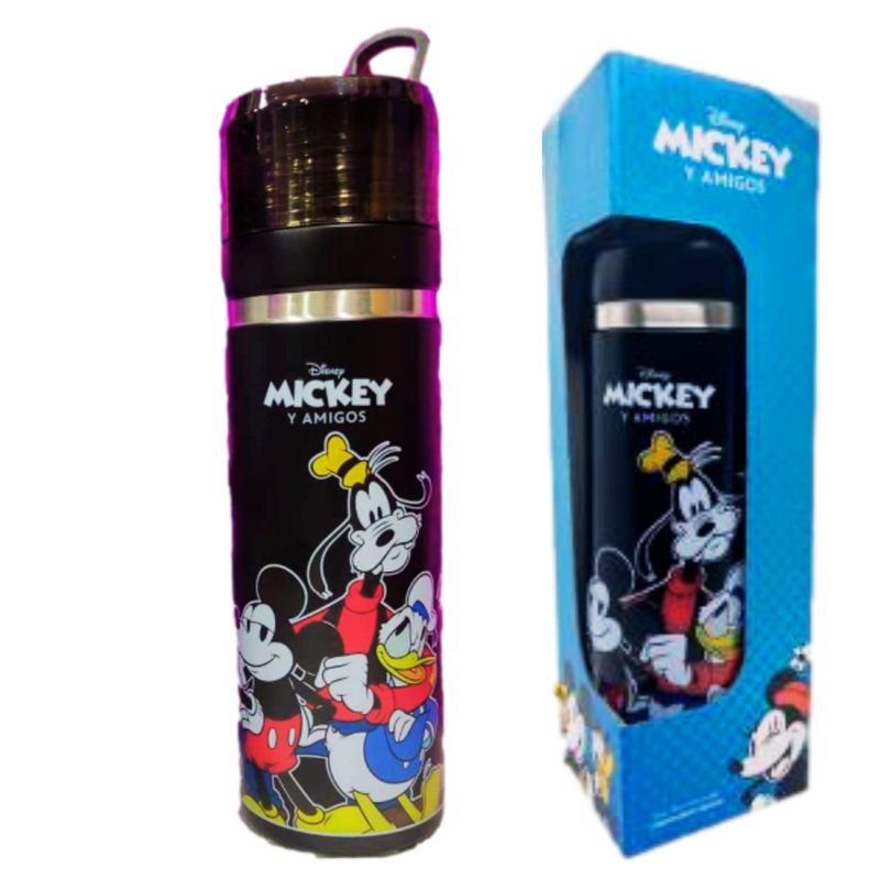 ROMAX - Termo Mickey - Minnie y sus amigos 700 ML  DUO Acero Inoxidable